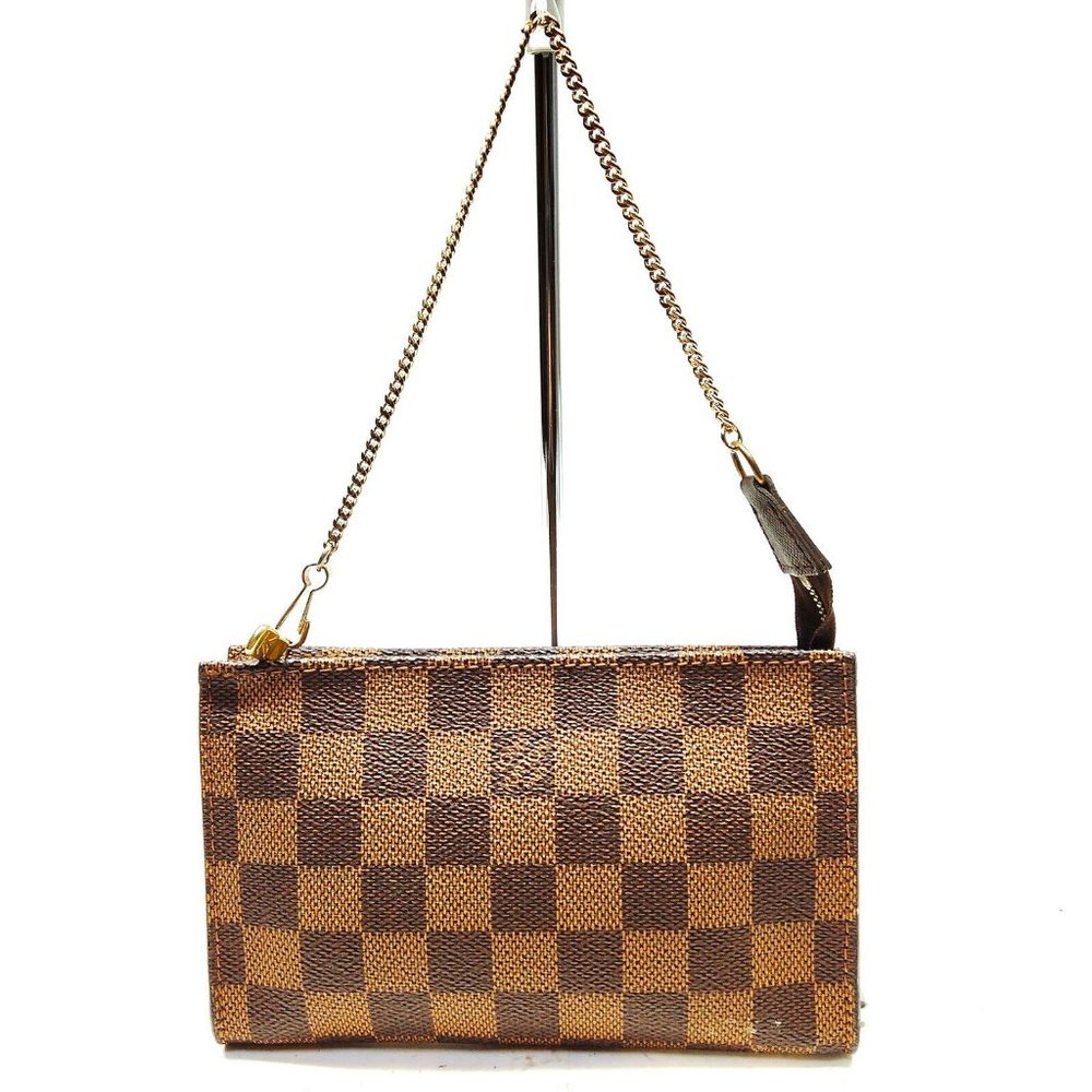 Louis Vuitton Accessory pouch Brown Damier